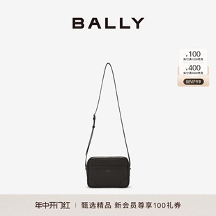 BALLY 巴利男士 黑色斜挎包6304607 618预先尊享