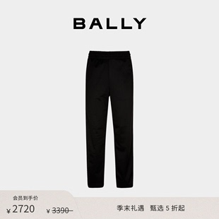 6306678 BALLY巴利24春夏黑色科技面料男士 运动裤