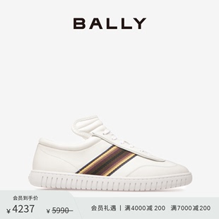 BALLY 巴利男白色皮革PLAYER运动鞋 6304697