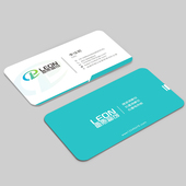 圆角名片制作商务公司创意彩色二维码 双面印刷定制免费设计明片打印宣传卡覆膜防水广告卡专业订做个性 名牌