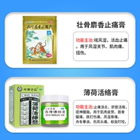 10 наклеек x 2 пакета + 1 коробка Lingnan Waning Mint Holo Paste 63G (Гонконг Фармацевтическое препарат) [Комбинированное лекарство]