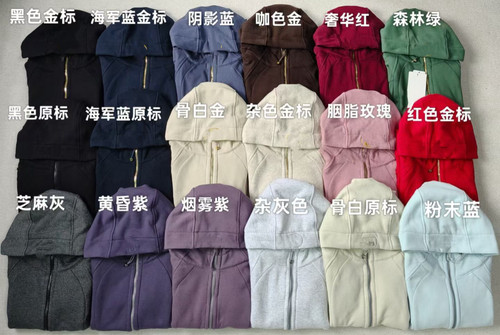 外贸scub女士修身款全拉链连帽卫衣秋冬运动休闲拉绒外套黄昏紫