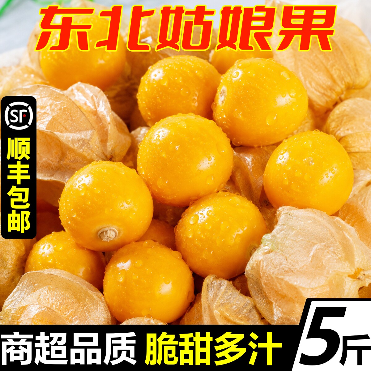【顺丰】姑娘果新鲜东北灯笼果图片