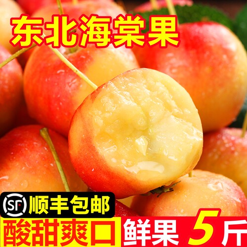 顺丰|东北海棠果新鲜小苹果沙果