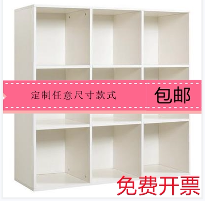 办公室组合储物屏风置物格子柜展示柜隔断柜玄关文件书柜书架定制图片
