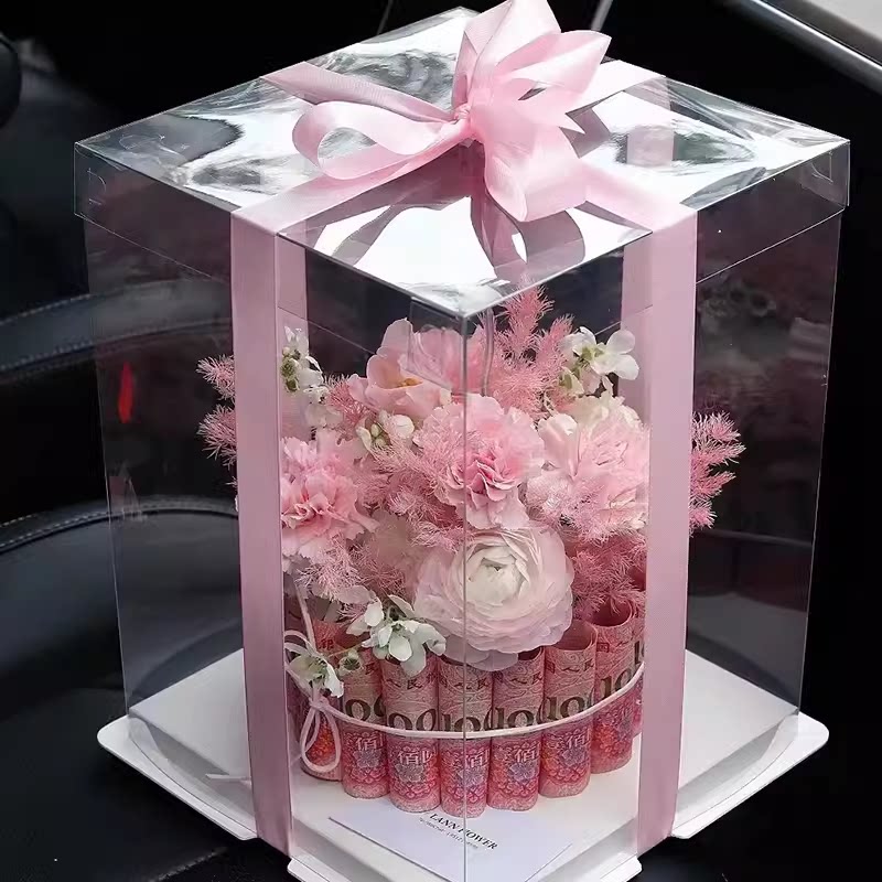 手工diy礼物花束花店手工折纸练功券道具钞票影视道具100元练功钞