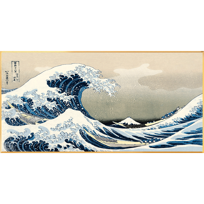 神奈川冲浪里挂画价格 神奈川冲浪里挂画图片 星期三