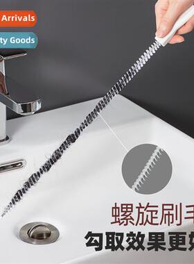 Kchen Sewer Hair Cleaner Household Sink  Bendable Anti-block