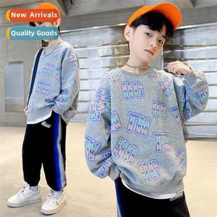 winter new sweater fall middl warm and padded 2023 childrens