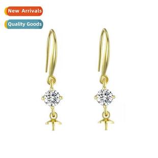 Copper Embryo Zirc Earrings Accessories Copper Silver Plated