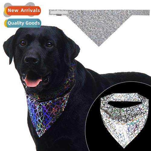 Illuminati reflective pet triangle scarf  technology  night