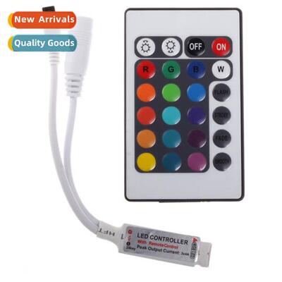 LED Mini RGB Dimming Ctroller 24 Keys Wireless Infrared RF C
