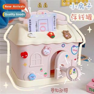 ing des depos house ltle cute carto creative box jar Savings