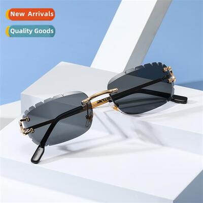 New Cutting Edge Oval Reversed Sunglasses 2021 New Pattern C