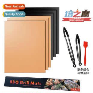 Fiberglass n-stick high temperature resistant portable BBQ b