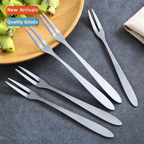 Home Ice Cream Fork Fru Fork Stainless Steel Cake Fork Mocak