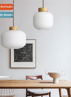 Japanese wabi-sabi style dining room chelier single head vin