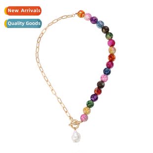 pearl chain retro New splicing fashi buckle simple