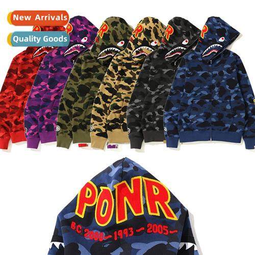 2020 fall  winter new youth hip-hop Japanese tide shark swea