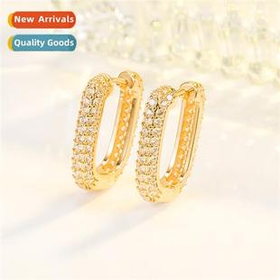 shaped full diamd senior fashi earrings earri geometric