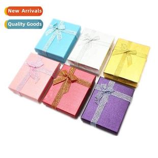 jewelry box packaging ring bow gift pendant