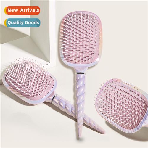 Hair styling home colorful gradient comb smooth  comb large