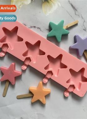4-cnected pentagram ice cream 157 silice mold cake, ice crea