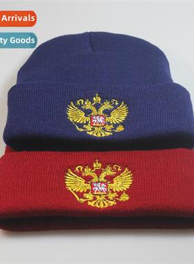 Sngth an  American popular wool cap Russian natial emblem em