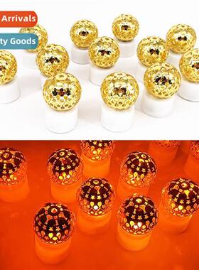 New atmosphere projecti night light gold Moroccan ball ir ho