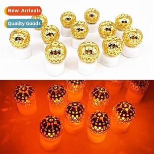 New atmosphere projecti night light gold Moroccan ball ir ho