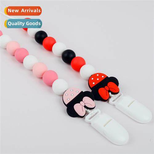 Mickey Head Silice Anti-Drop Chain Cow Elephant Cat Silice B
