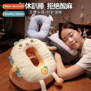 silk nap pillow Carto sleep ice students fice latex