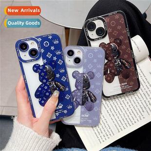 Tide violent bear iphe14 phe case apple 13promax transparent