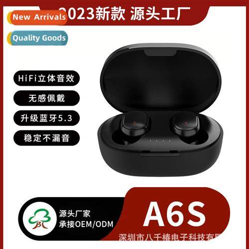 New A6S In-Ear Wireless Binaural TWS5.0 Mini Sports Digal Bl