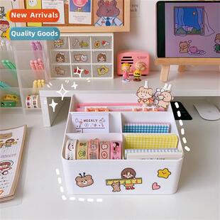 Ins simple desktop organizer student dormory cosmetic organi