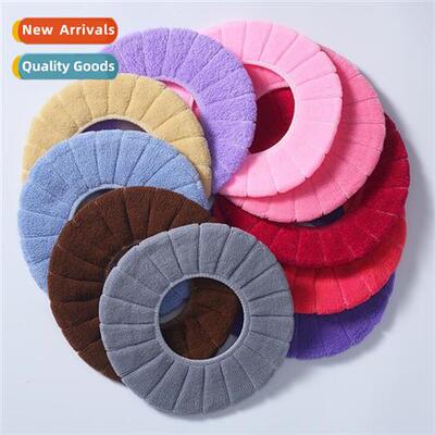 A00206 toilet seat cushi universal plush toilet seat cover w