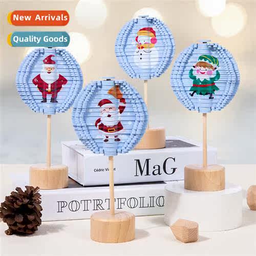 Childrens early childhood wooden fun Christmas me double-sid