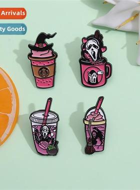 Creative Ice Americano Frappuccino Cfee Drink Shape Pin Cart