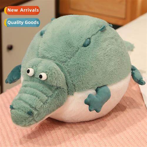 Cute round crocodile round puffer fish plush toy doll Opini