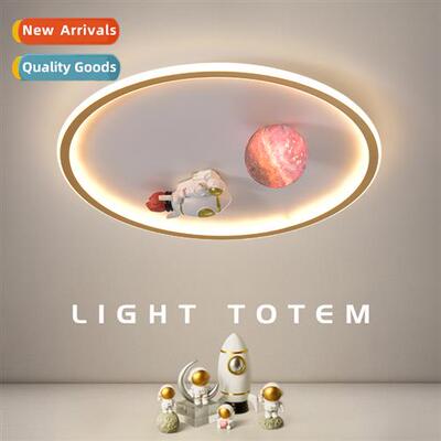 Childrens room light ceiling lamp LED astraut space mo light