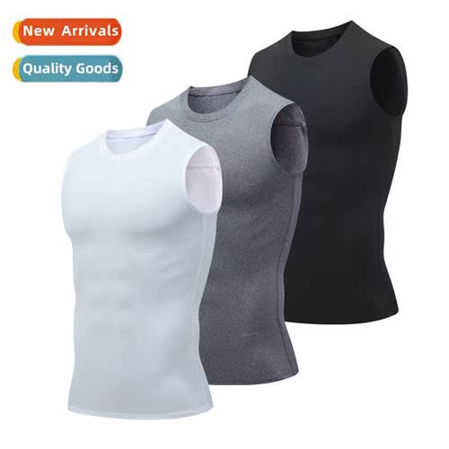 Sports vest men Quick-drying high elasticy tights fness clos