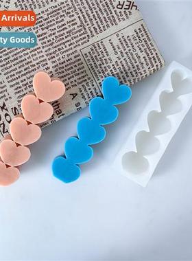 ChipKai five csecutive three-dimensial love heart silice mou