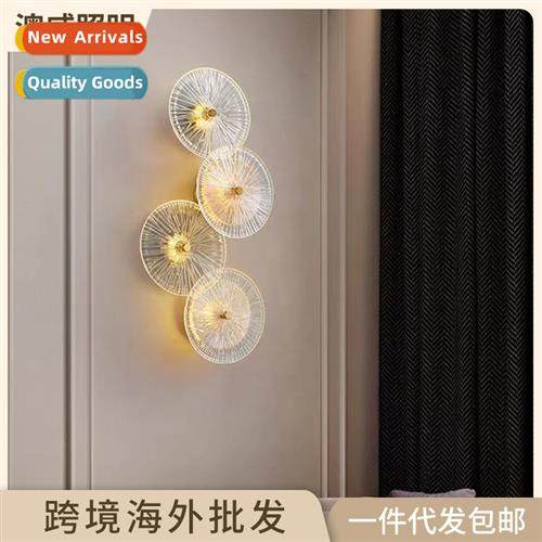 Designer sample room light luxury wall lamp living room bedr