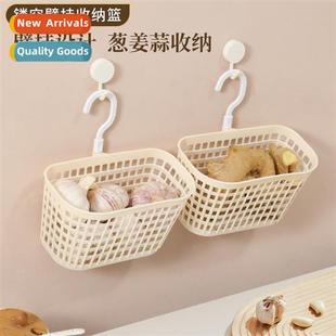 storage basket wall ginger han garlic put Oni kchen