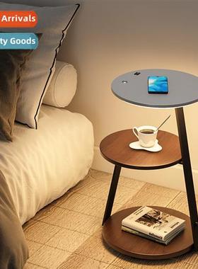 Floor lamp bedroom bedside table multifuncti wireless chargi