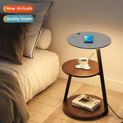 Floor lamp bedroom bedside table multifuncti wireless chargi