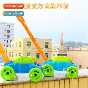 Childrens electric bubble machine music bubble cart Parent