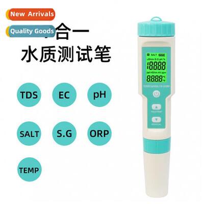 Seven-in-e water qualy tester C600 Multi-functi ph saliny hy
