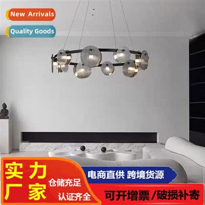 Modern er atmospheric living room glass chelier Italian ligh