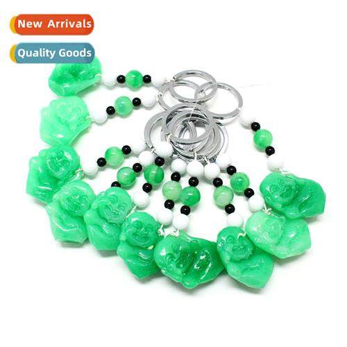 Creative Gifts Cell Phe Pendant Imati Jade Keychain Ring Acr